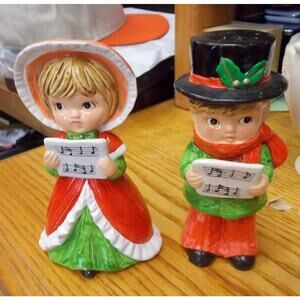 Ceramic Christmas Carolers